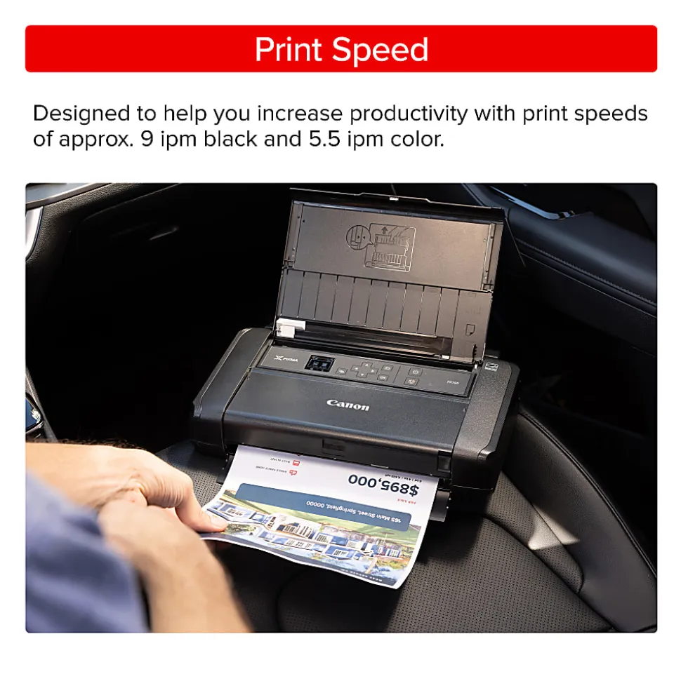 Canon PIXMA TR160 Wireless Inkjet Portable Color Printer