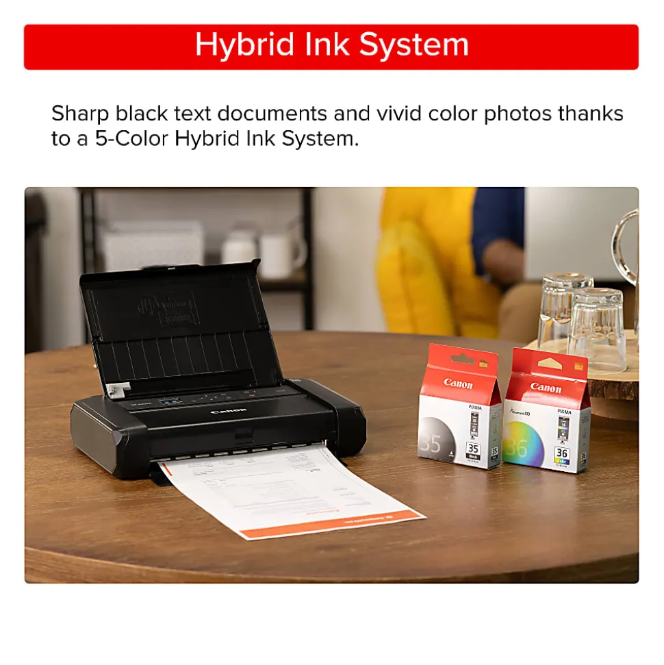 Canon PIXMA TR160 Wireless Inkjet Portable Color Printer