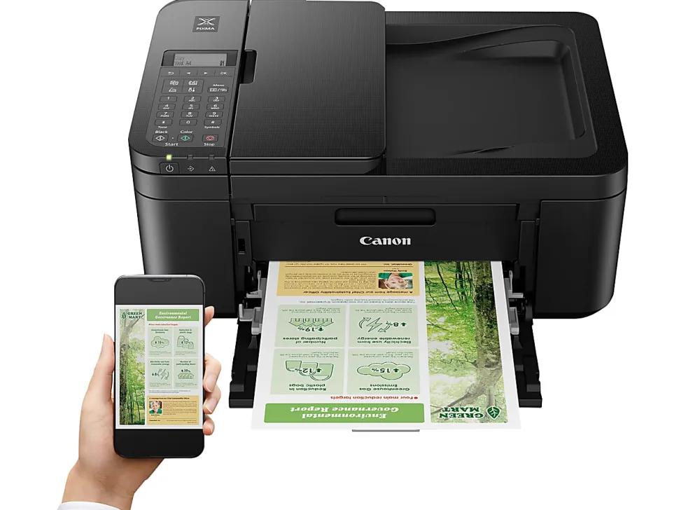 Canon® PIXMA™ TR4720 Wireless Inkjet All-In-One Color Printer, Black