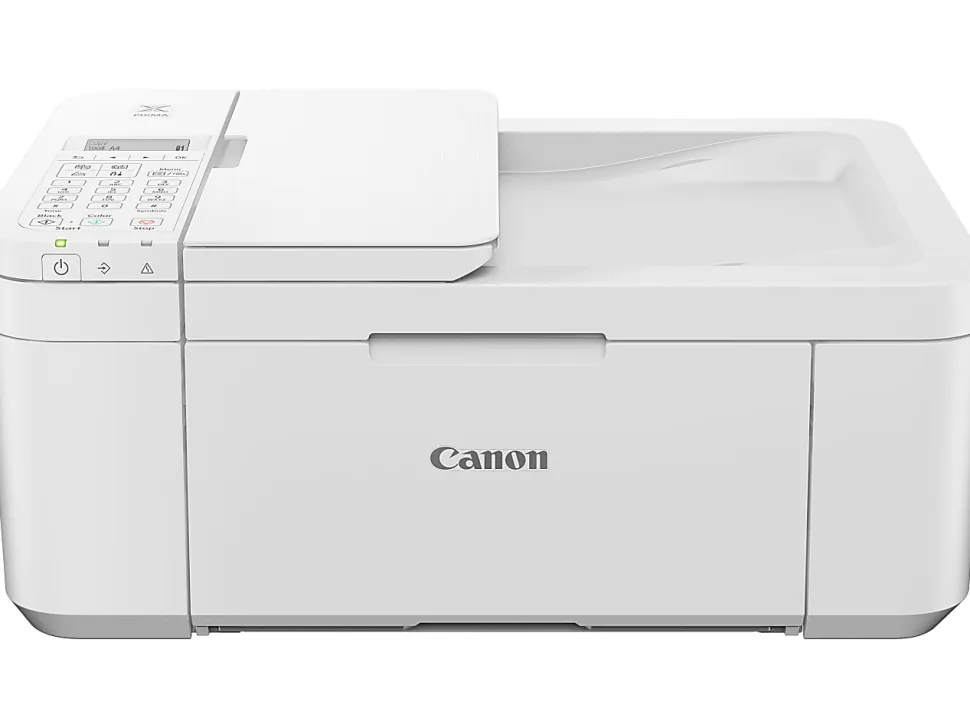 Canon® PIXMA™ TR4720 Wireless Inkjet All-In-One Color Printer, White