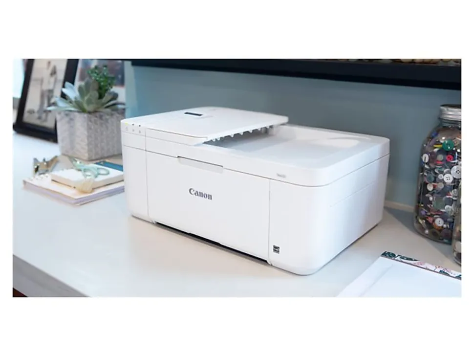Canon® PIXMA™ TR4720 Wireless Inkjet All-In-One Color Printer, White