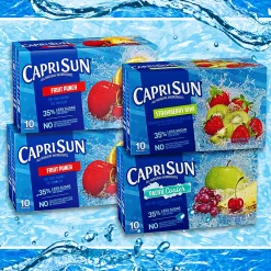 Capri Sun Variety Pack, 6 Oz, Pack Of 40 Pouches