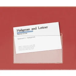 Cardinal® HOLDit!® Business Card Pockets, Top Loading, 3 3/4" x 2 3/8", Pack Of 10