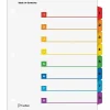 Cardinal® OneStep® Index System, 1-8 Tab, Multicolor