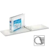 Cardinal® Slant-D® Ring Tabloid ClearVue™ 3-Ring Binder, 1 1/2" D-Rings, 64% Recycled, White