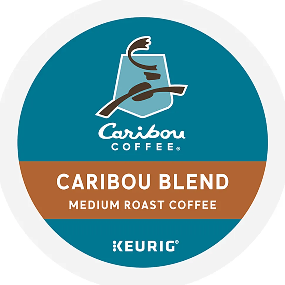 Caribou Coffee Caribou Blend Keurig® Single-Serve K-Cup® Pods, Medium Roast, Case of 44 K-Cup® Pods