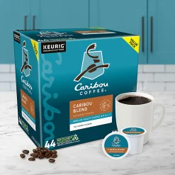 Caribou Coffee Caribou Blend Keurig® Single-Serve K-Cup® Pods, Medium Roast, Case of 44 K-Cup® Pods