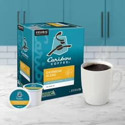 Caribou Coffee Daybreak Blend Keurig Single-Serve K-Cup Pods, Light Roast, 24 Pods Per Pack, Case Of 4 Packs