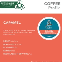 Caribou Coffee® Single-Serve Coffee K-Cup®, Caramel Hideaway, Carton Of 24