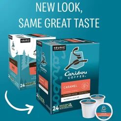 Caribou Coffee® Single-Serve Coffee K-Cup®, Caramel Hideaway, Carton Of 24