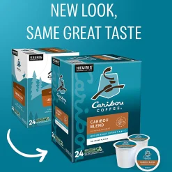 Caribou Coffee® Single-Serve Coffee K-Cup® Pods, Caribou Blend, Carton Of 24