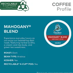 Caribou Coffee® Single-Serve Coffee K-Cup® Pods, Mahogany, Carton Of 24