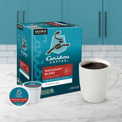 Caribou Coffee® Single-Serve Coffee K-Cup® Pods, Mahogany, Carton Of 24