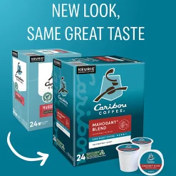 Caribou Coffee® Single-Serve Coffee K-Cup® Pods, Mahogany, Carton Of 24