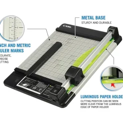 Carl® DC-210 Heavy-Duty Rotary Paper Trimmer, 12