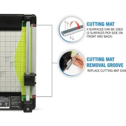 Carl® DC-210 Heavy-Duty Rotary Paper Trimmer, 12