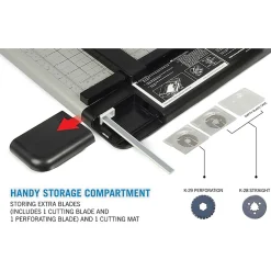 Carl® DC-210 Heavy-Duty Rotary Paper Trimmer, 12