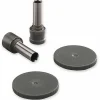 CARL Heavy-duty 2-hole Punch Replacement Kit - 2 Punch Head(s) - 300 Sheet of 20lb Paper - 9/32" Punch Size - Silver