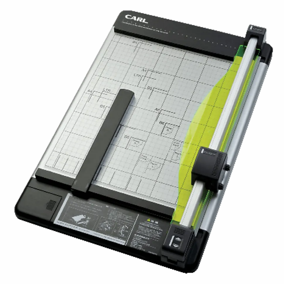 CARL Heavy-Duty Paper Trimmer, 18", Gray
