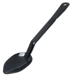 Carlisle Solid High-Heat Serving Spoons, 13"L, Black, Pack Of 12