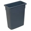 Carlisle TrimLine Trash Can, 15 Gallons, Gray