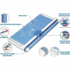 Carl® RT-218 Rotary Paper Trimmer, 18