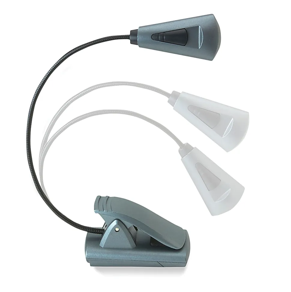 CARSON FlexNeck Plus Fully Adjustable Booklight, Gray, 1
