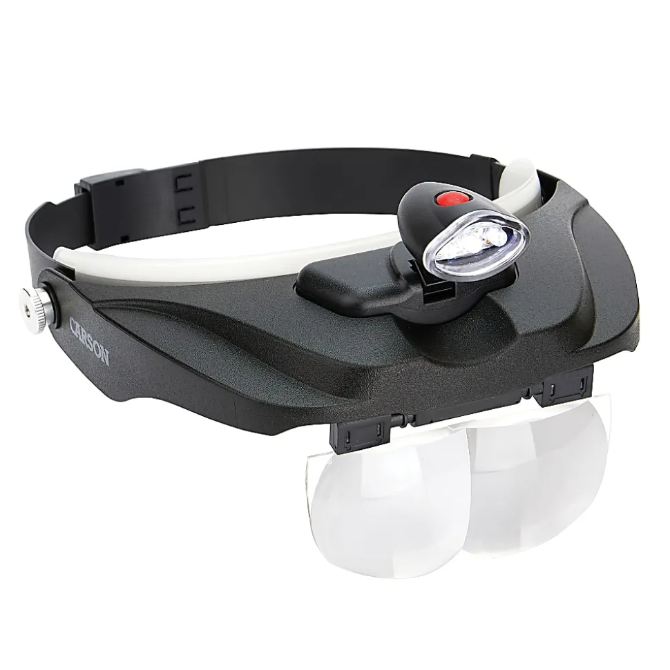 CARSON MagniVisor Deluxe LED Head Visor Magnifier