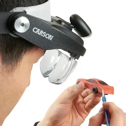 CARSON MagniVisor Deluxe LED Head Visor Magnifier