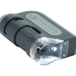 CARSON MicroBrite Plus 60x–120x LED Pocket Microscope, Black, 1