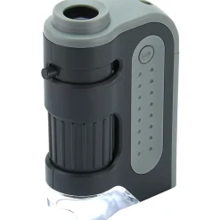 CARSON MicroBrite Plus 60x–120x LED Pocket Microscope, Black, 1