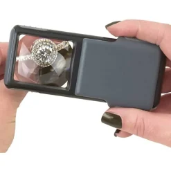 CARSON MiniBrite Pocket LED Magnifier, 5x