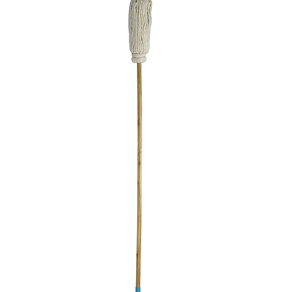 Casa Limpia Cotton Head Mop #16 With Wood Handle, 48", Total Qty 1