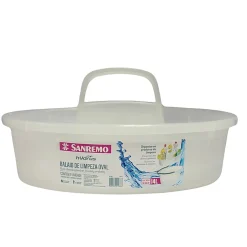 Casa Limpia Sanremo Oval Cleaning Caddy, 4-1/2" x 14"