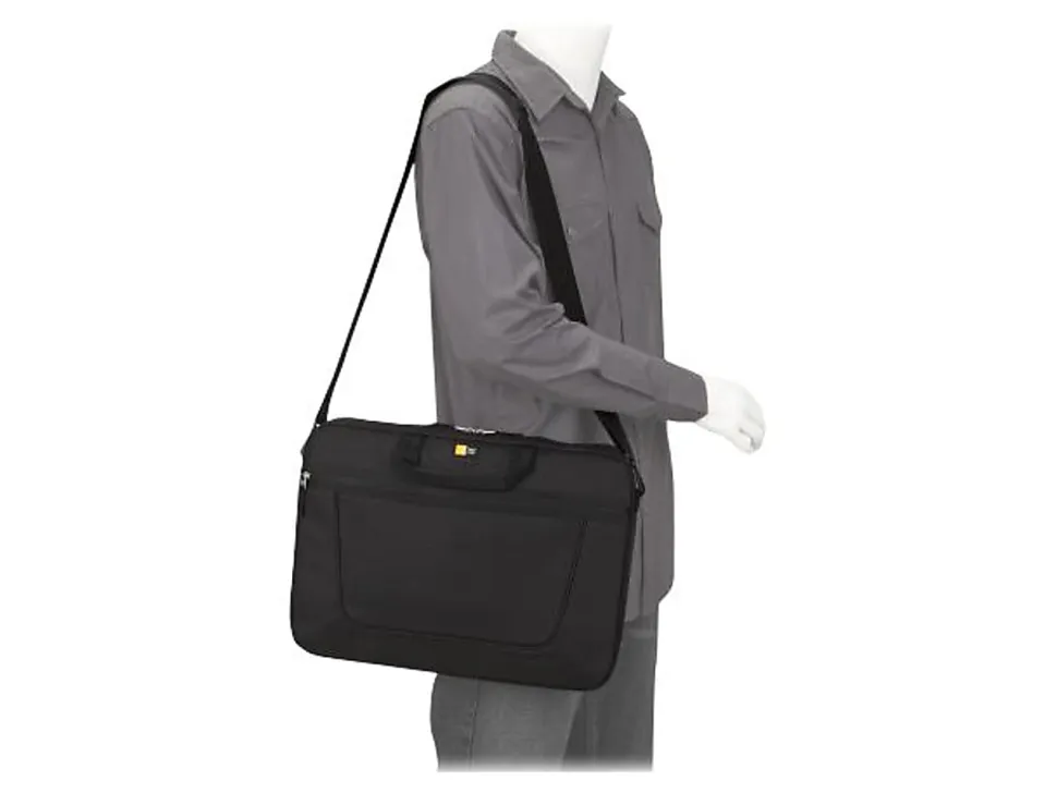 Case Logic 15.6" Top-Loading Laptop Case, 14-1/2”H x 16-1/2”W x 2-13/16”D, Black
