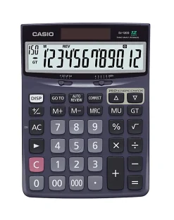 Casio® Check & Correct Desk Calculator, 1.37" x 5.51" x 7.51", Black, DJ120D
