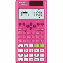 Casio® fx-300ES PLUS Natural-V.P.A.M. 2nd Edition Scientific Calculator, Pink, FX-300ESPLS2-PK
