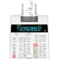 Casio® HR-300RC Desktop 2-Color Printing Calculator
