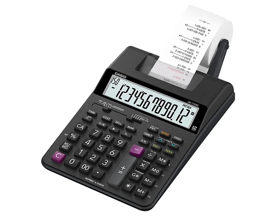 Casio® HR-170RC Desktop Printing Calculator