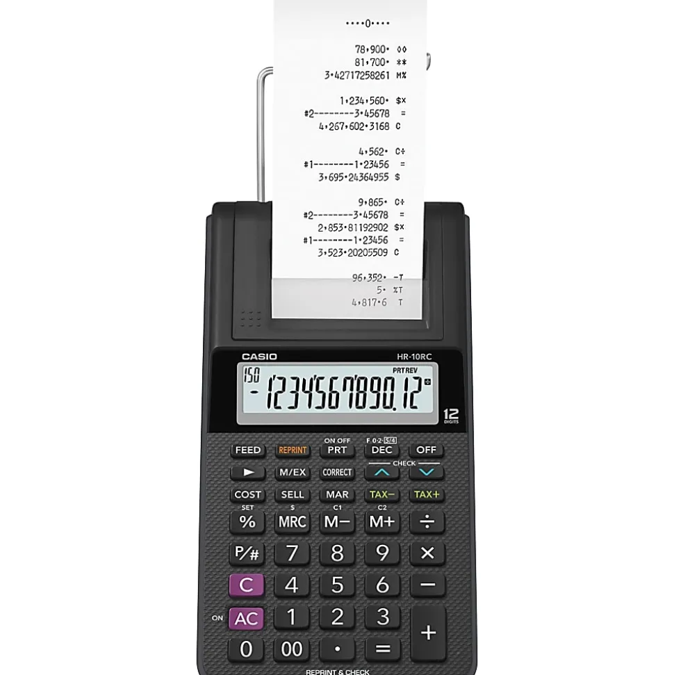 Casio® HR-10RC Portable Printing Calculator