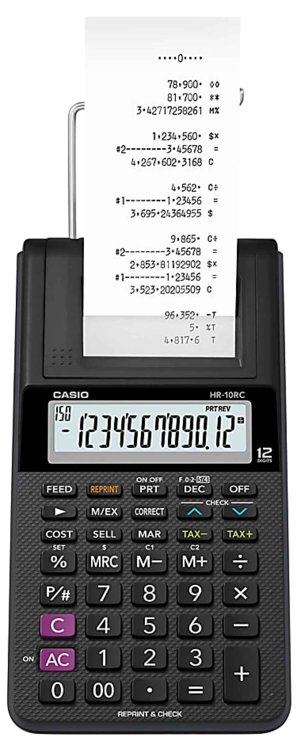 Casio® HR-10RC Portable Printing Calculator