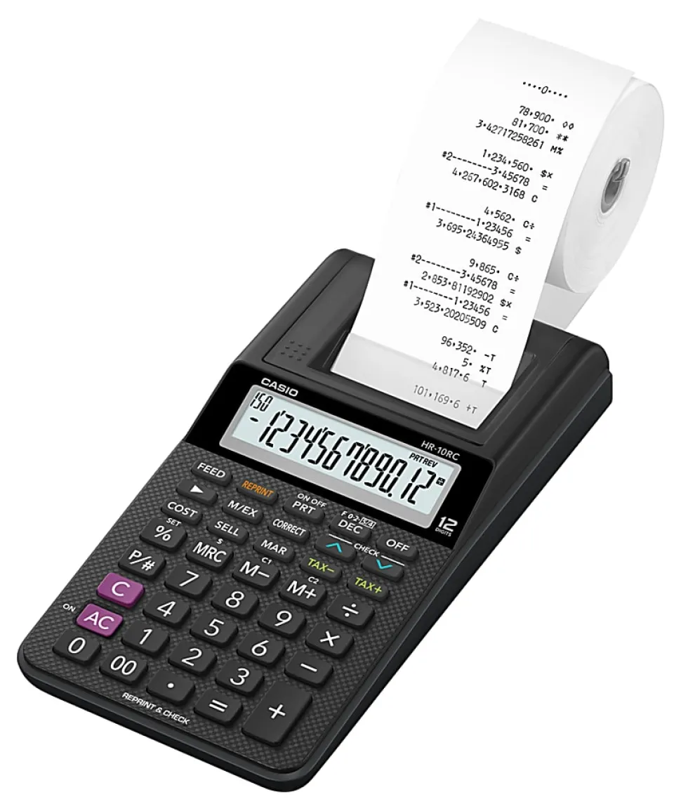 Casio® HR-10RC Portable Printing Calculator