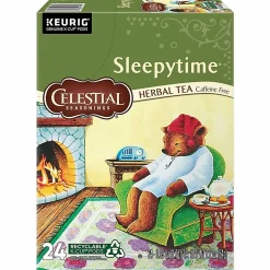 Celestial Seasonings® Single-Serve K-Cup® Pods, Sleepytime® Herbal Tea, Box Of 24