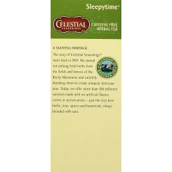 Celestial Seasonings Sleepytime Caffeine Free Herbal Tea Bags, 1.5 Oz, Total Qty 25