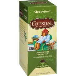 Celestial Seasonings Sleepytime Caffeine Free Herbal Tea Bags, 1.5 Oz, Total Qty 25