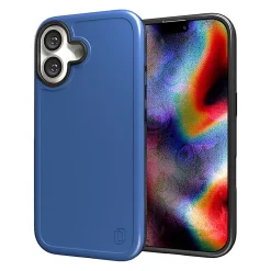 cellhelmet® Fortitude® Series MagSafe®-Compatible Case for iPhone® 17, Bermuda Blue, CF-121-BLU