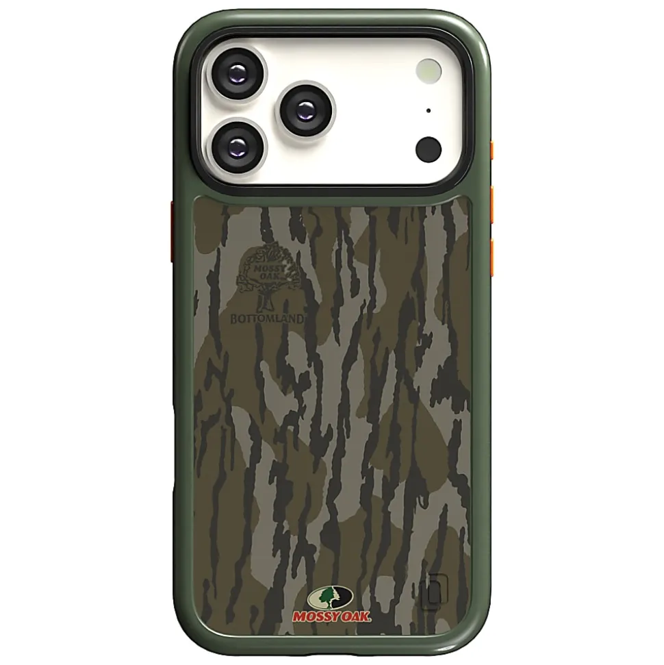 cellhelmet® Fortitude® Series MagSafe®-Compatible Case for iPhone® 17 Pro Max, Mossy Oak Bottomland, CF-123-MO