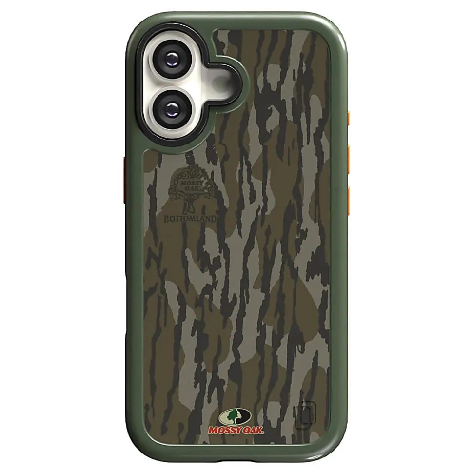 cellhelmet® Fortitude® Series MagSafe®-Compatible Case for iPhone® 17, Mossy Oak Bottomland, CF-121-MO