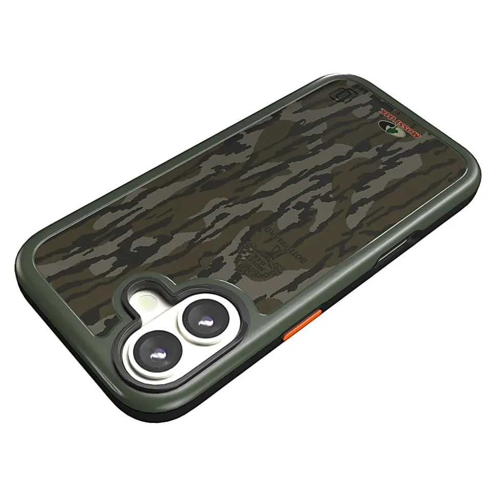 cellhelmet® Fortitude® Series MagSafe®-Compatible Case for iPhone® 17, Mossy Oak Bottomland, CF-121-MO