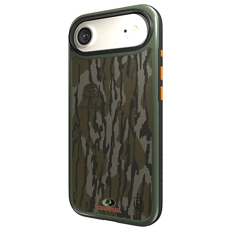 cellhelmet® Fortitude® Series MagSafe®-Compatible Case for iPhone® 17 Air, Mossy Oak Bottomland, CF-124-MO
